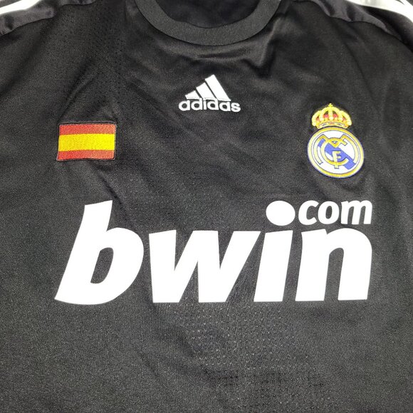 Sneijder Real Madrid 2008 2009 UEFA Third Soccer Jersey Shirt XL SKU# 685420 - Picture 3 of 9